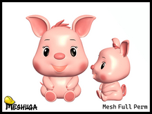 Meshuga Bacon the Pig Toon FULL PERM MESH