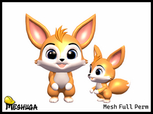 Meshuga Whisker the Fox Toon FULL PERM MESH