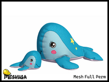 Meshuga Whale Plush Toy FULL PERM MESH
