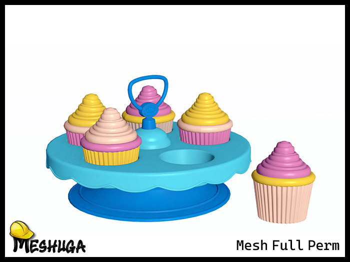 Meshuga Kids - Toy Cupcakes FULL PERM MESH 