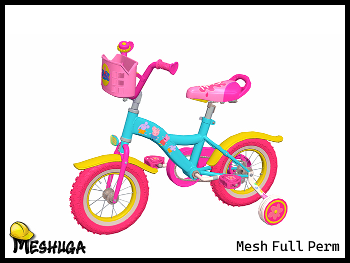 Meshuga Kids - Cute Girls Bike FULL PERM MESH 