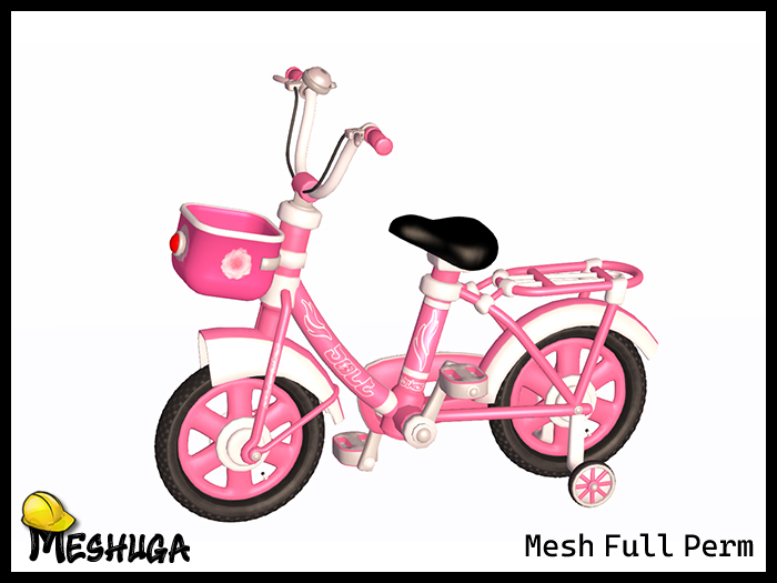 Meshuga Kids - Girls Bike FULL PERM MESH 