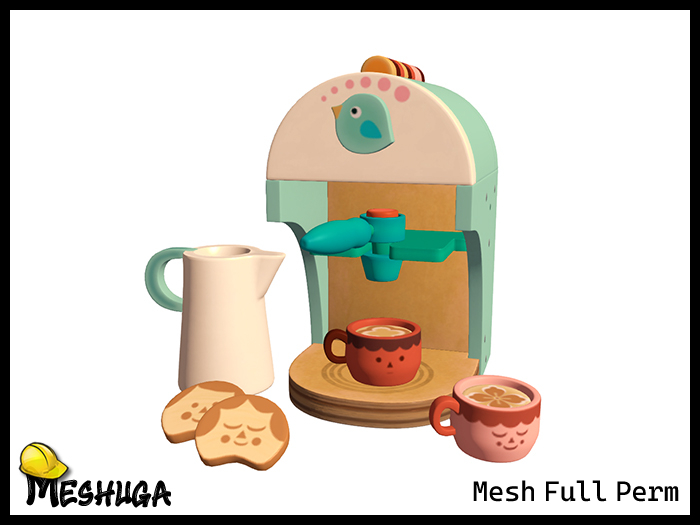 Meshuga Kids - Toy Coffee Maker  FULL PERM MESH