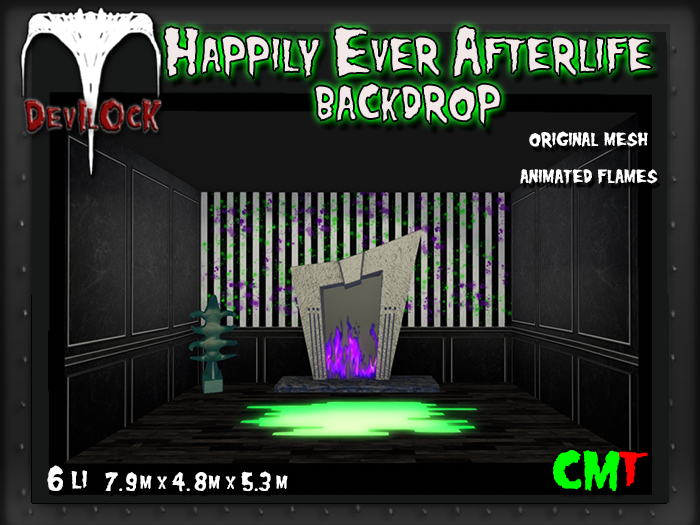 DEVILOCK - Happily Ever Afterlife Backdrop Ad