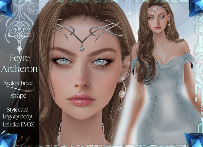 Feyre Archeron shape. Avalon head LeLEVOX