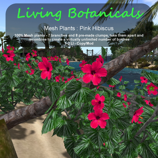 Inochi Botanicals : Mesh Plant - "Pink Hibiscus"