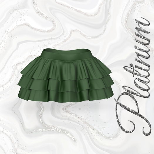 Green Tier Skirt Legacy