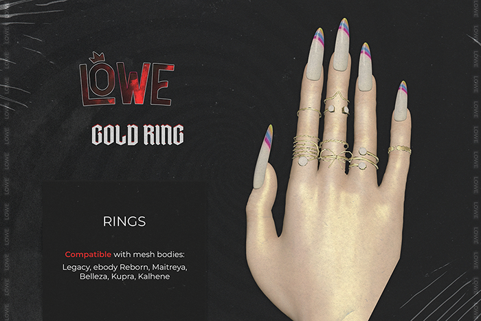 ! Lowe - Gold Rings