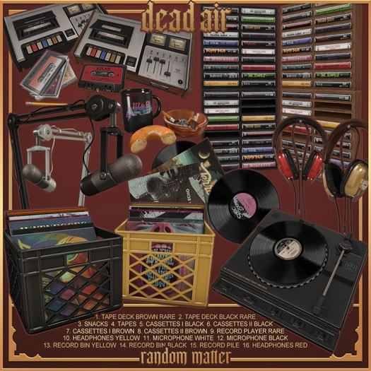 7. Random Matter - Dead Air - Cassettes [I] [Brown]