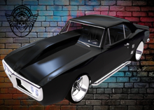 68 FIREBIRD MOD BLACK CAR