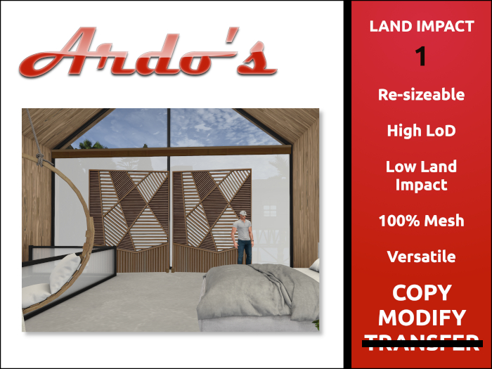 Ardo's Divider Screen: Set of 5