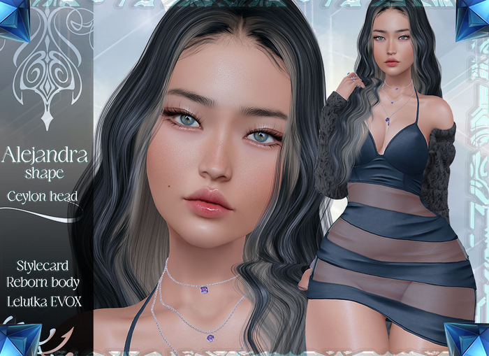 Alejandra shape. Ceylon head LeLEVOX