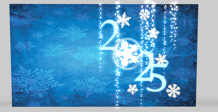 2025 - Frost New Year - Backdrop
