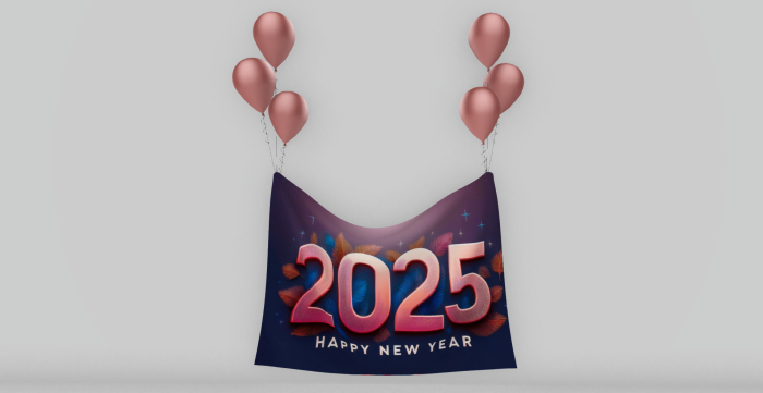 2025 - New year Banner Copper
