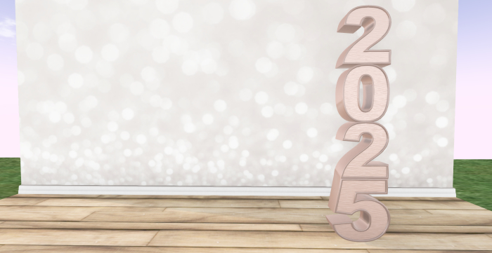 2025 - New Year backdrop Copper