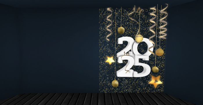 2025 - New year 2025 - Backdrop