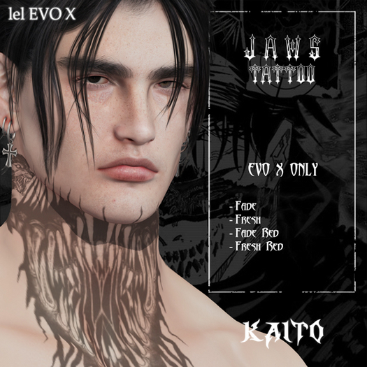 [KAITO] Jaws Tattoo