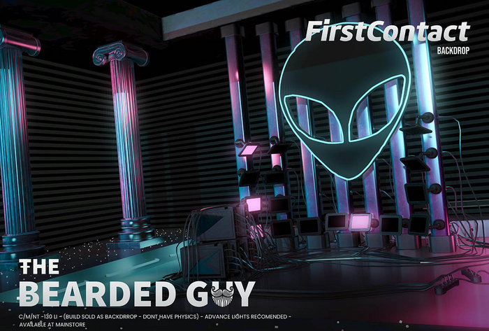 Fatpack First Contact Backdrops - The Bearded Guy