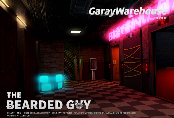 Garay Warehouse Backdrop - The Bearded Guy