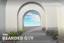 Genesis Day Backdrop - The Bearded Guy