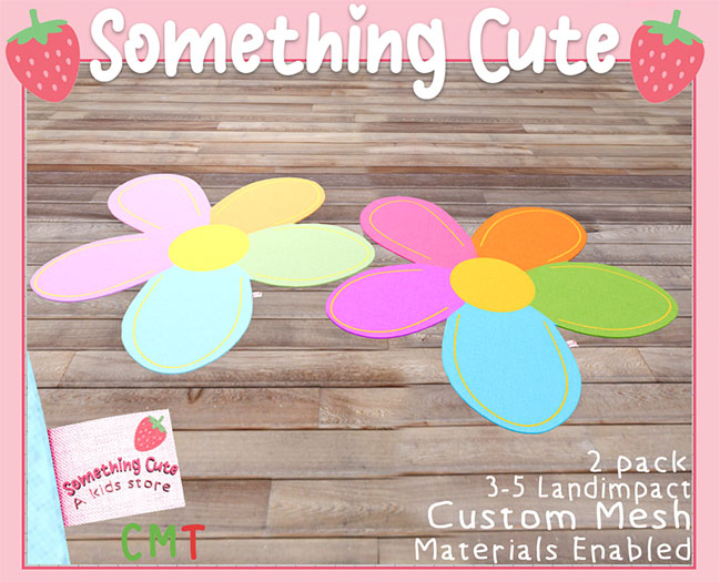 SC. Rainbow Flower Rugs