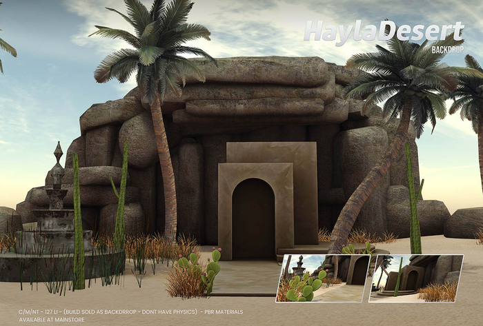 Hayla Desert Backdrop PBR - The Bearded Guy