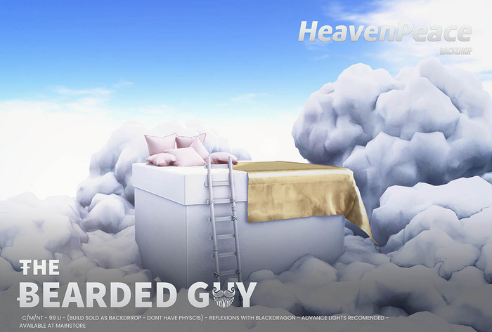 Heaven Peace Backdrop - The Bearded Guy