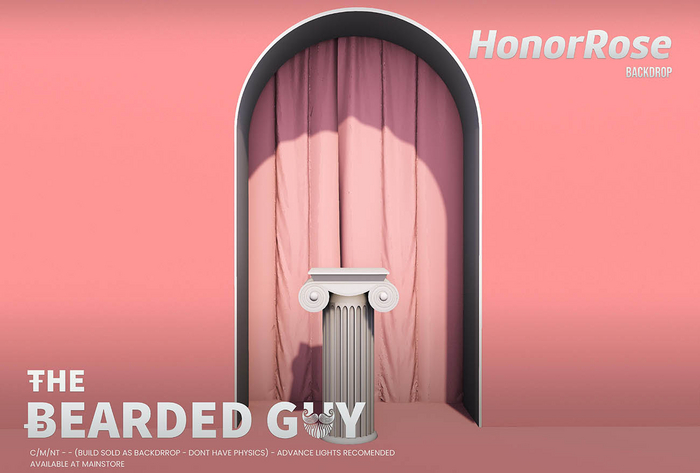 Honor Rose Backdrop - The Bearded Guy