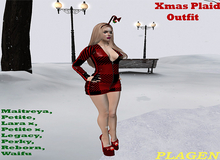 Xmas Plaid Outfit   - PLAGEN  (ADD)