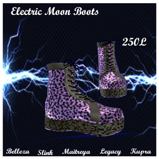 Electric  Moon Boots PINK Leopard  Add me to unpack 3