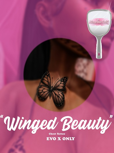 Winged Beauty Tattoo