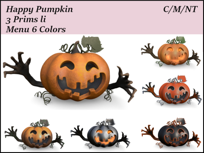 Halloween Happy Pumpkin -RAF-ADD