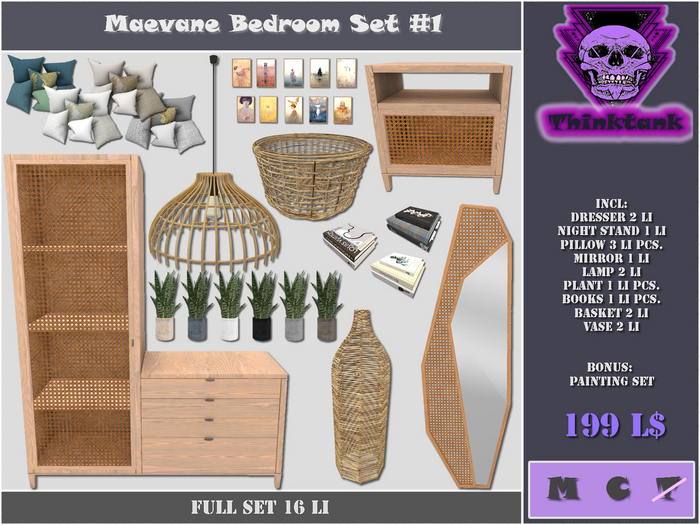 Thinktank BOX Maevane Bedroom Set #1