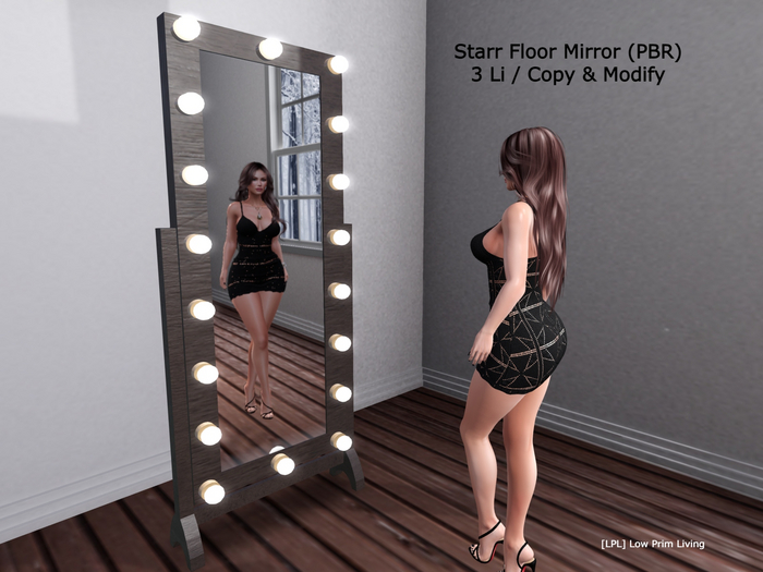 Starr Floor Mirror - PBR (reflective mirror)