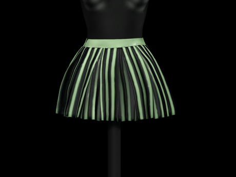 Second Life Marketplace - [Punk Army] Riot Skirt 5 - Green