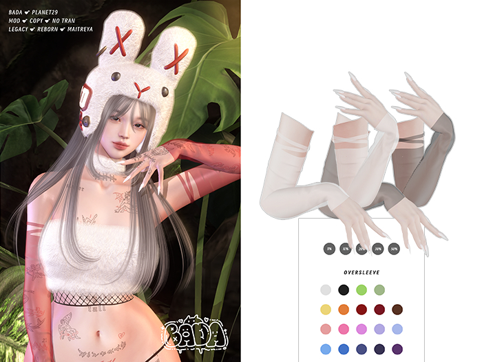 " BADA " Bunny Oversleeve Fatpack