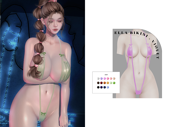 " BADa " Ella Bikini Violet