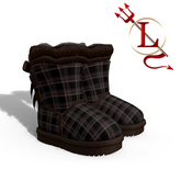 Brown Fluffy Boots LARAX