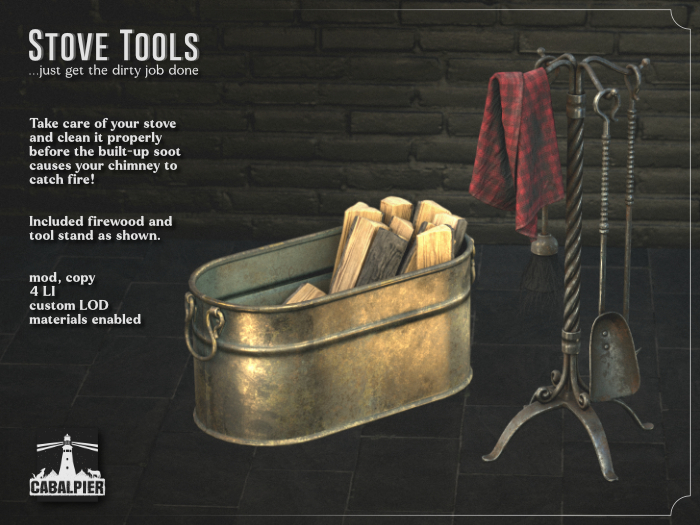 [CABALPIER] Stove Tools and Firewood