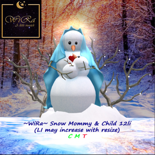 ~WiRa~ Snow Mommy & Child (BOX)