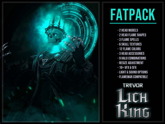 [TREVOR] - LICH KING HEAD - (FATPACK)