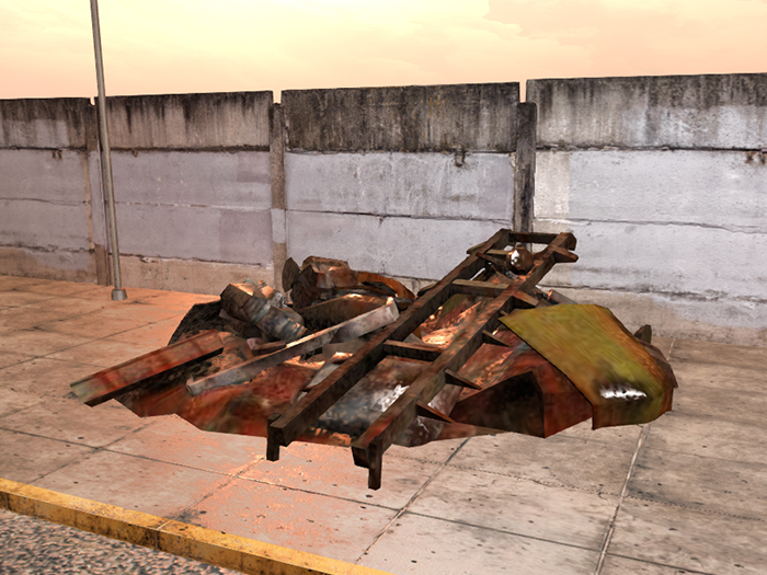 Construction Pile Trash - Low Prim