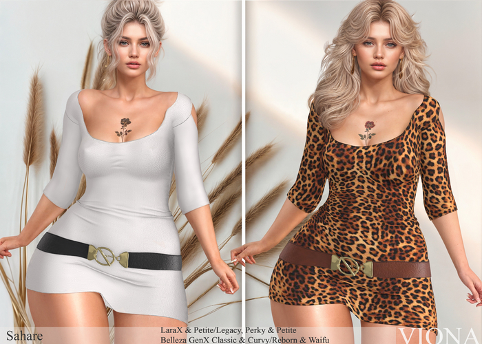 VIONA-Sahare Dress  Set