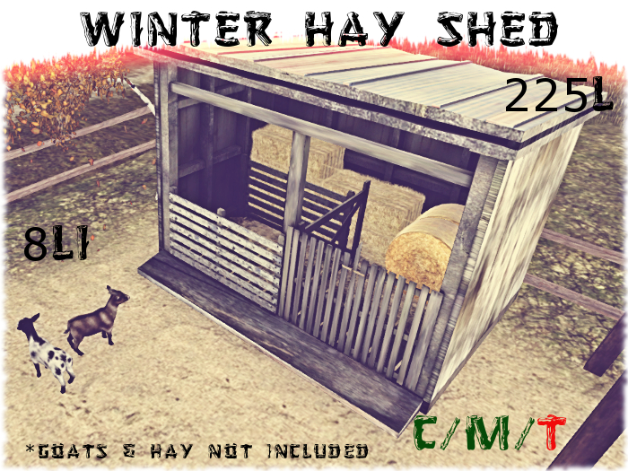 Winter Hay Shed