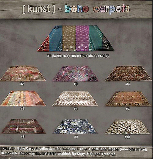 [ kunst ] - Boho carpet #8