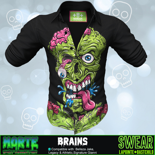 Morte Shirt - BRAINS