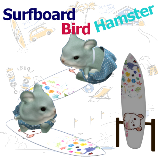 [TL] Ham Surfboard  Bird Box