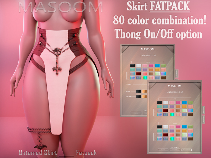 [[ Masoom ]] Untamed Falda - FATPACK