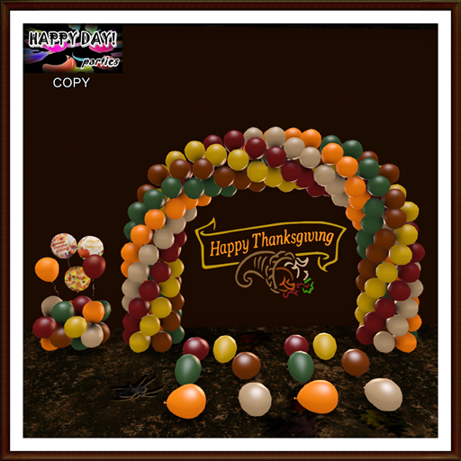Thanksgiving - Balloons and Sign Kit