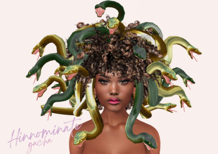 1. Unorthodox Medusa Hair (Scary Hair Day) Femme Fit [RARE]
